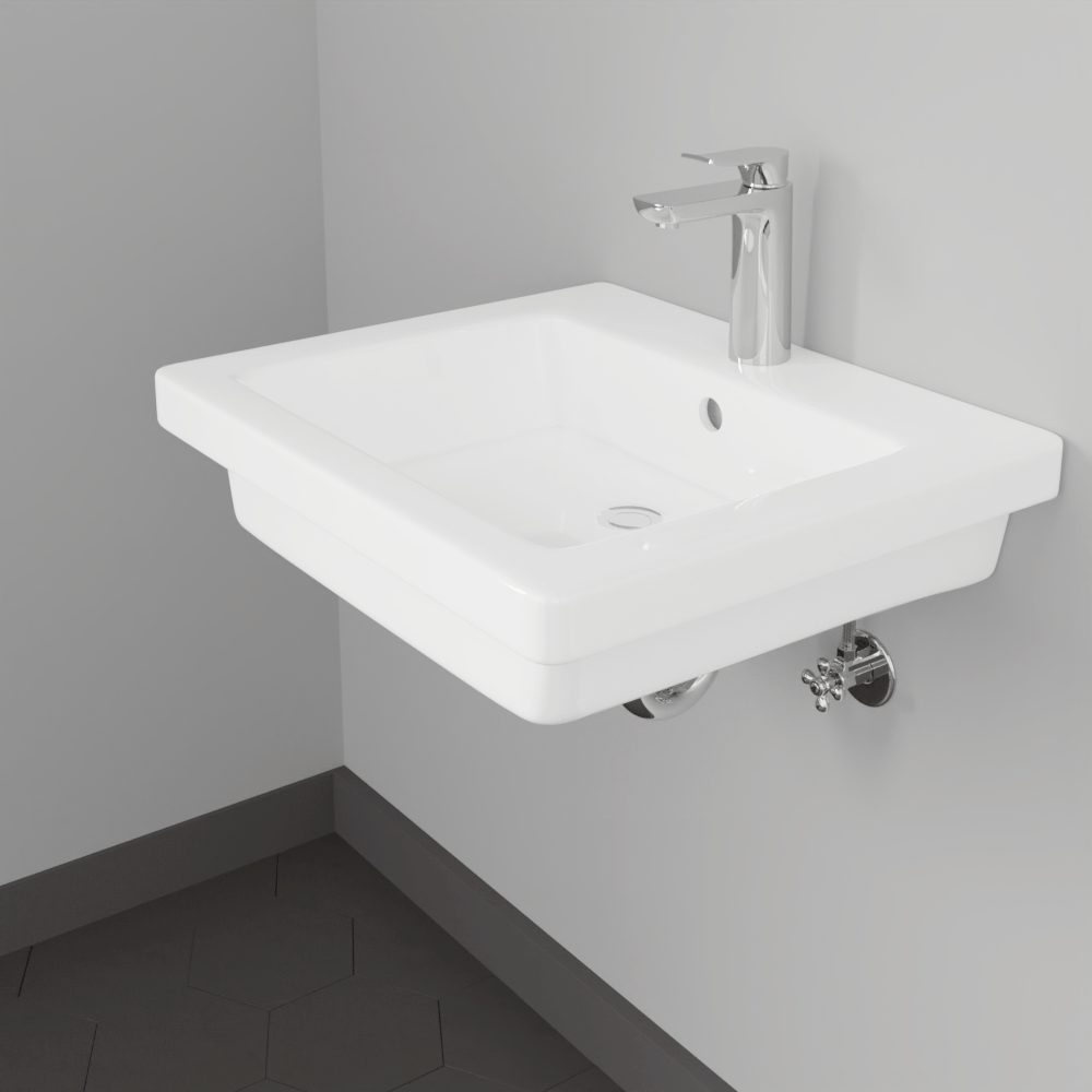 Aurora 100 Vitreous China Wall-Mount Sink