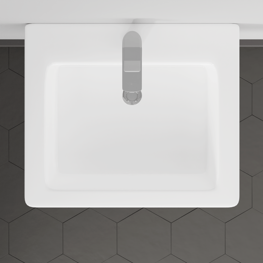 Aurora 100 Vitreous China Wall-Mount Sink