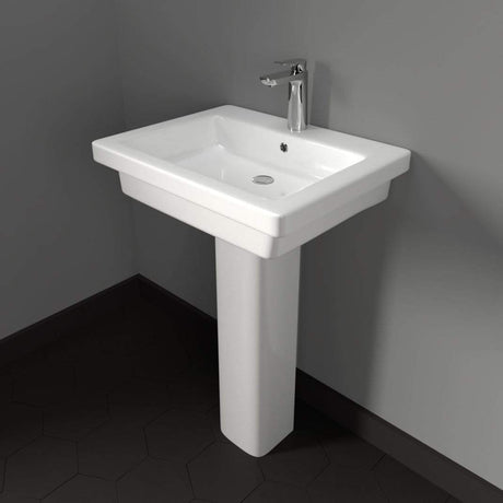 Aurora 200 Vitreous China Pedestal Sink