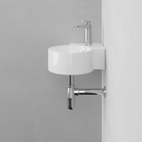 Aza Vitreous China Corner Wall-Mount Sink