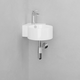 Aza Vitreous China Corner Wall-Mount Sink