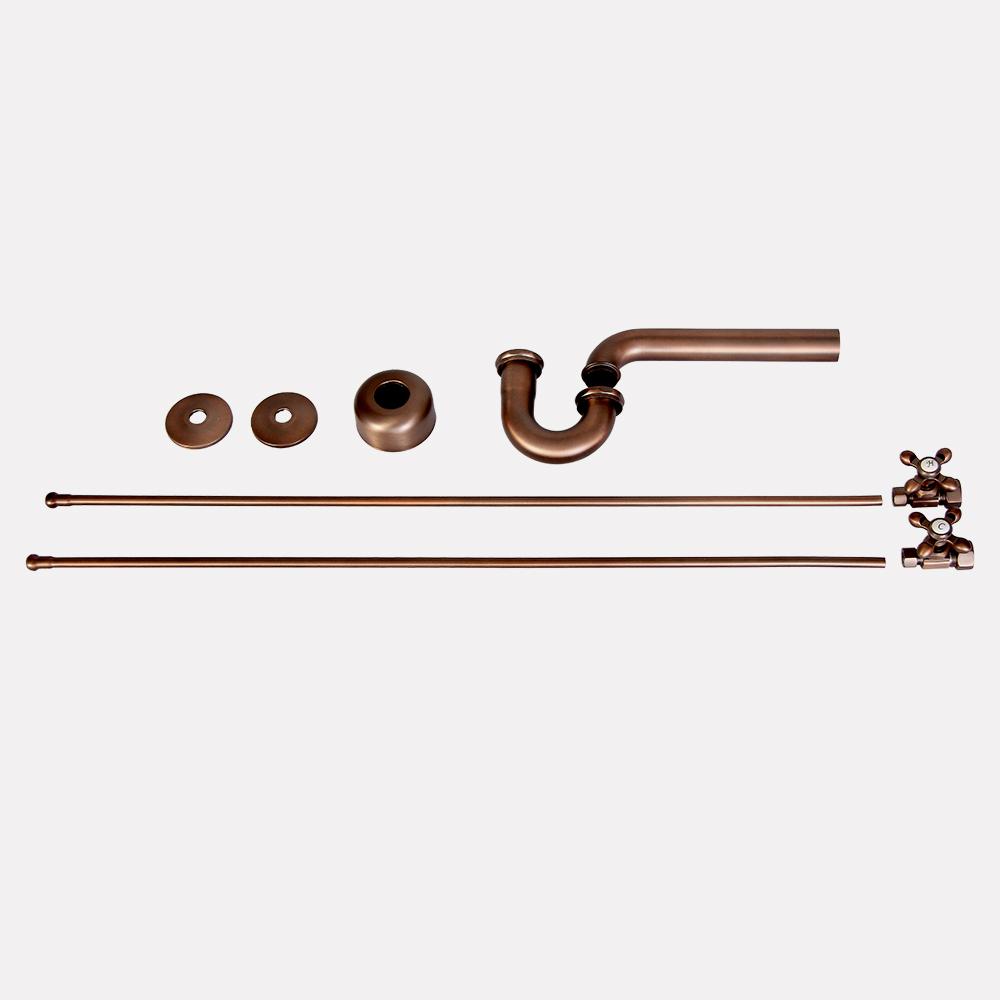 Bathroom Trim Kit for Copper Pipe - From Floor
