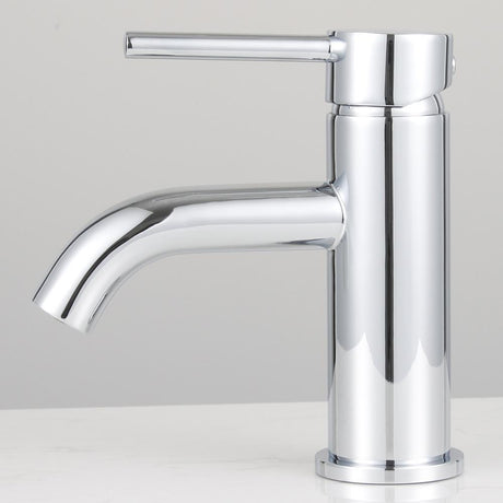 Benton Arched Spout Single-Hole Bathroom Faucet
