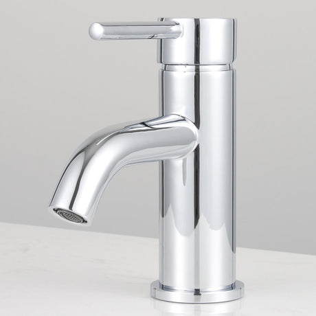 Benton Arched Spout Single-Hole Bathroom Faucet