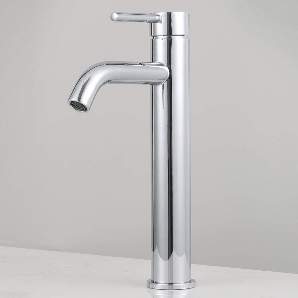 Benton Arched Spout Single-Hole Vessel Faucet