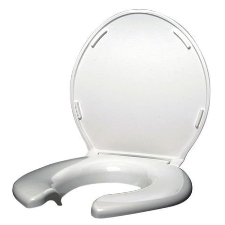 Big John Original Toilet Seat with Open Front - 1,200-Pound Weight Capacity