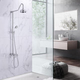 Boone Exposed Pipe Shower with Hand Shower