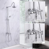 Boone Exposed Pipe Shower with Hand Shower