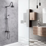 Boone Exposed Pipe Shower with Hand Shower