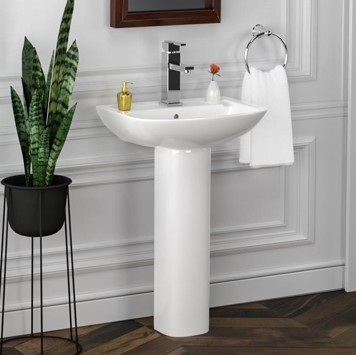 Canton Vitreous China Pedestal Sink