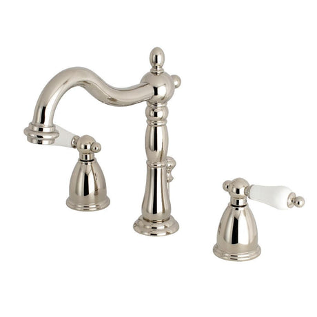 Carlotta Widespread Bathroom Faucet with Brass Pop-Up