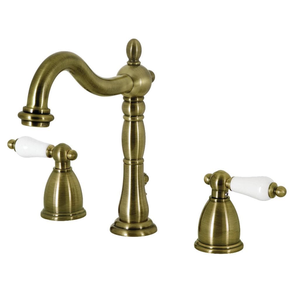 Carlotta Widespread Bathroom Faucet with Brass Pop-Up