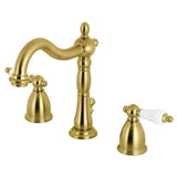 Carlotta Widespread Bathroom Faucet with Brass Pop-Up