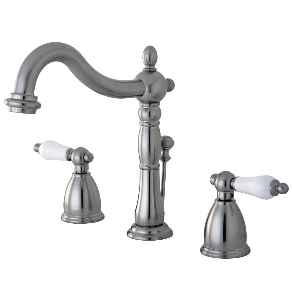 Carlotta Widespread Bathroom Faucet with Brass Pop-Up