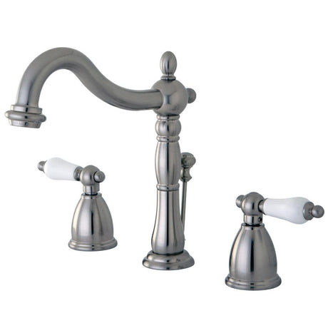 Carlotta Widespread Bathroom Faucet with Brass Pop-Up