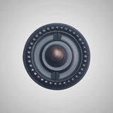 Cast Brass Beaded Round Doorbell