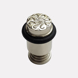 Cast Brass Curled Design Doorstop