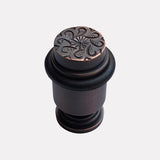 Cast Brass Curled Design Doorstop