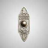 Cast Brass Decorated Doorbell