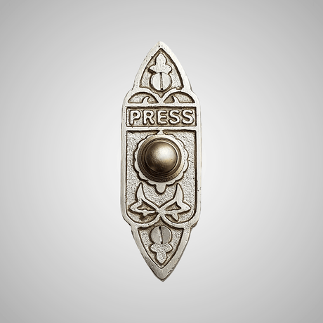 Cast Brass Decorated Doorbell