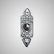 Cast Brass Decorated Doorbell