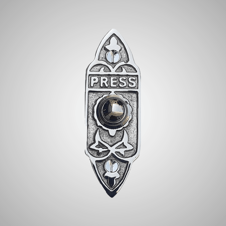 Cast Brass Decorated Doorbell