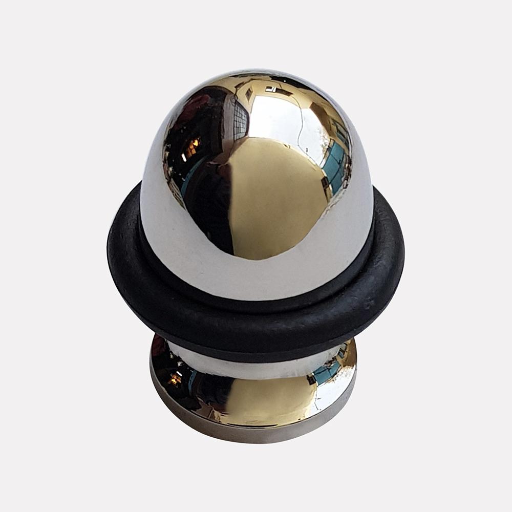 Cast Brass Domed Design Doorstop