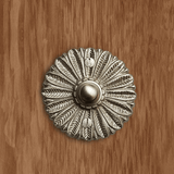 Cast Brass Floral Doorbell