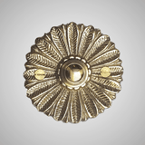 Cast Brass Floral Doorbell