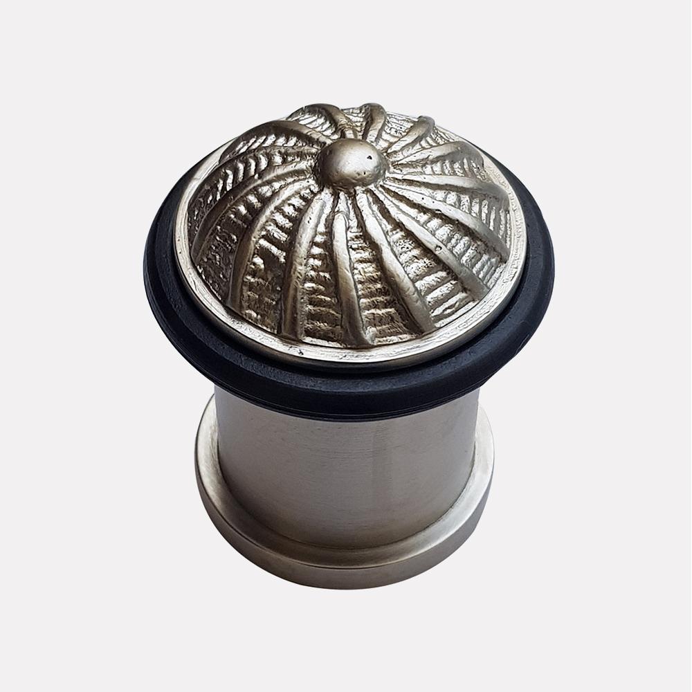 Cast Brass Ornate Design Doorstop