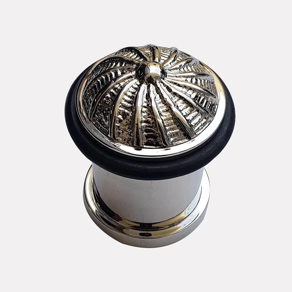 Cast Brass Ornate Design Doorstop