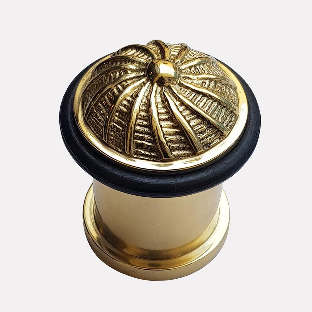 Cast Brass Ornate Design Doorstop