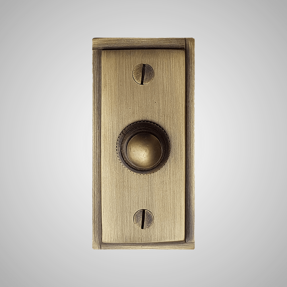 Cast Brass Plain Doorbell
