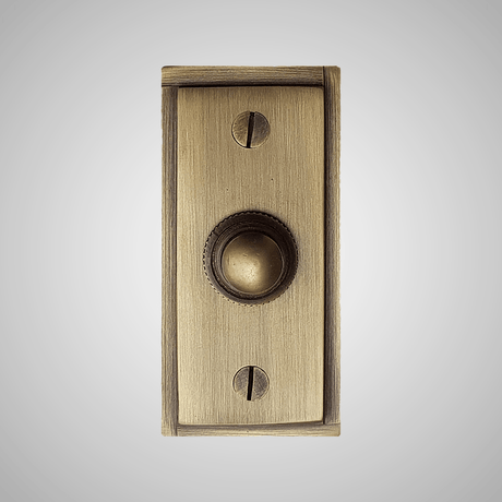Cast Brass Plain Doorbell