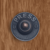 Cast Brass "Press" Doorbell