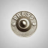 Cast Brass "Press" Doorbell