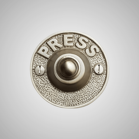 Cast Brass "Press" Doorbell