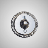 Cast Brass Rope Round Doorbell