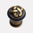 Cast Brass Scrolled Design Doorstop-Pattern 2