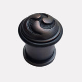 Cast Brass Scrolled Design Doorstop - Pattern 3