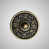 Cast Brass Scrolled Doorbell