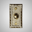 Cast Brass Textured Doorbell