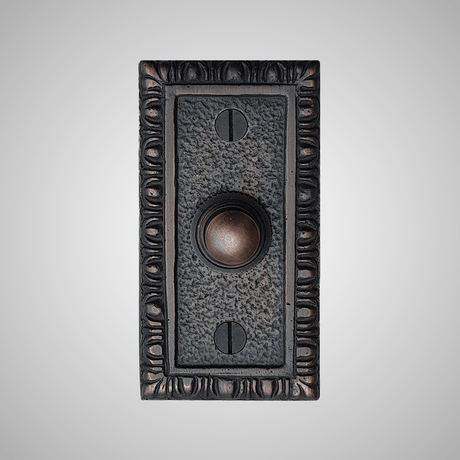 Cast Brass Textured Doorbell
