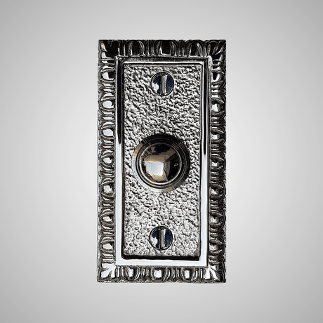 Cast Brass Textured Doorbell