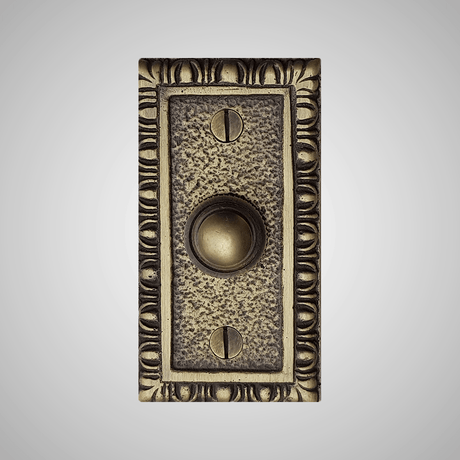 Cast Brass Textured Doorbell