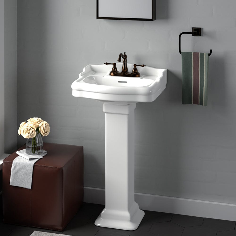 Chipley 200 Vitreous China Pedestal Sink – Magnus Home Products