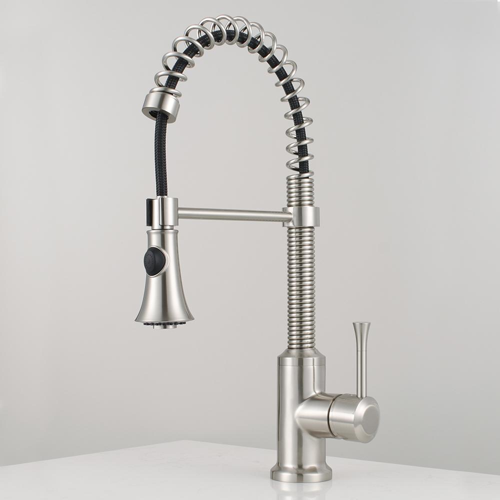 Claremont Kitchen Faucet with Spring Spout