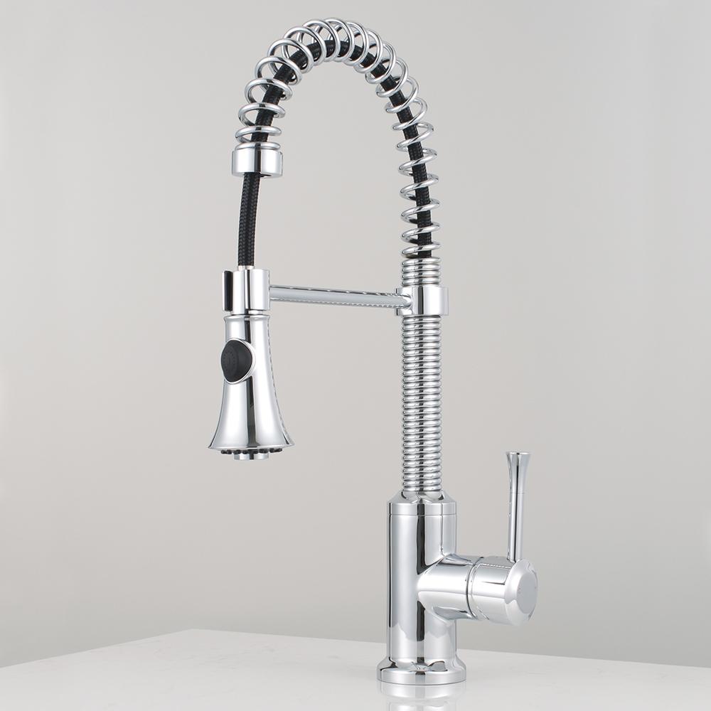 Claremont Kitchen Faucet with Spring Spout
