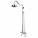 Classic Clawfoot Tub Faucet and Shower Package
