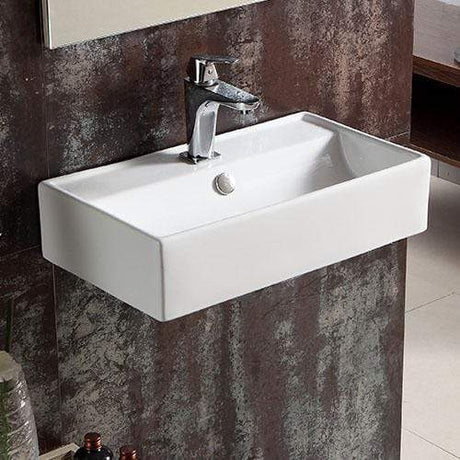 Conover Vitreous China Wall-Mount Bathroom Sink